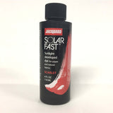 Flaske med Solarfast Dye Scarlet