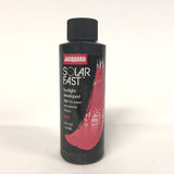 Flaske med Solarfast Dye Red