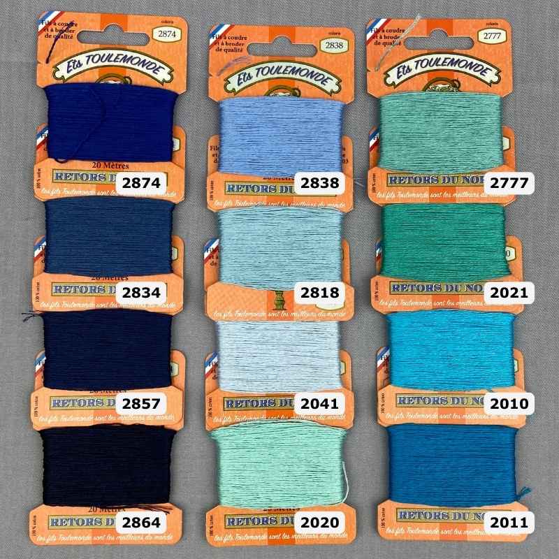 Broderigarn Retors Du Nord farvekort 4
