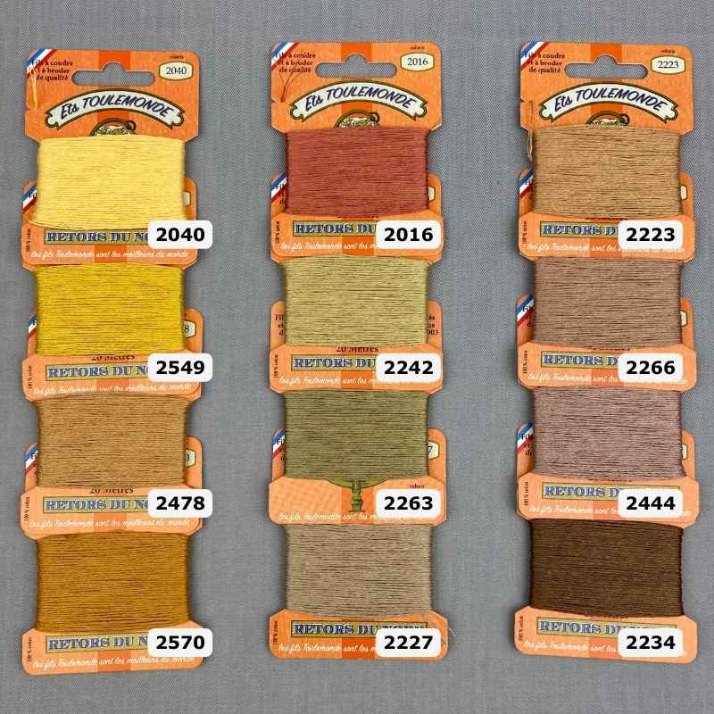 Broderigarn Retors Du Nord farvekort 7