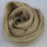 Corriedale uld fibre i farven earth/jorden