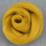 Corriedale uldfibre i farven honey/honning