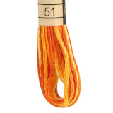 DMC moulinégarn - farvekort 9