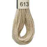 broderigarn bomuld sandfarvet