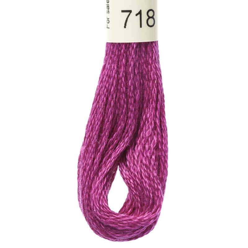 broderigarn rødviolet
