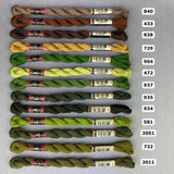 DMC perlegarn no 5 farvekort 2