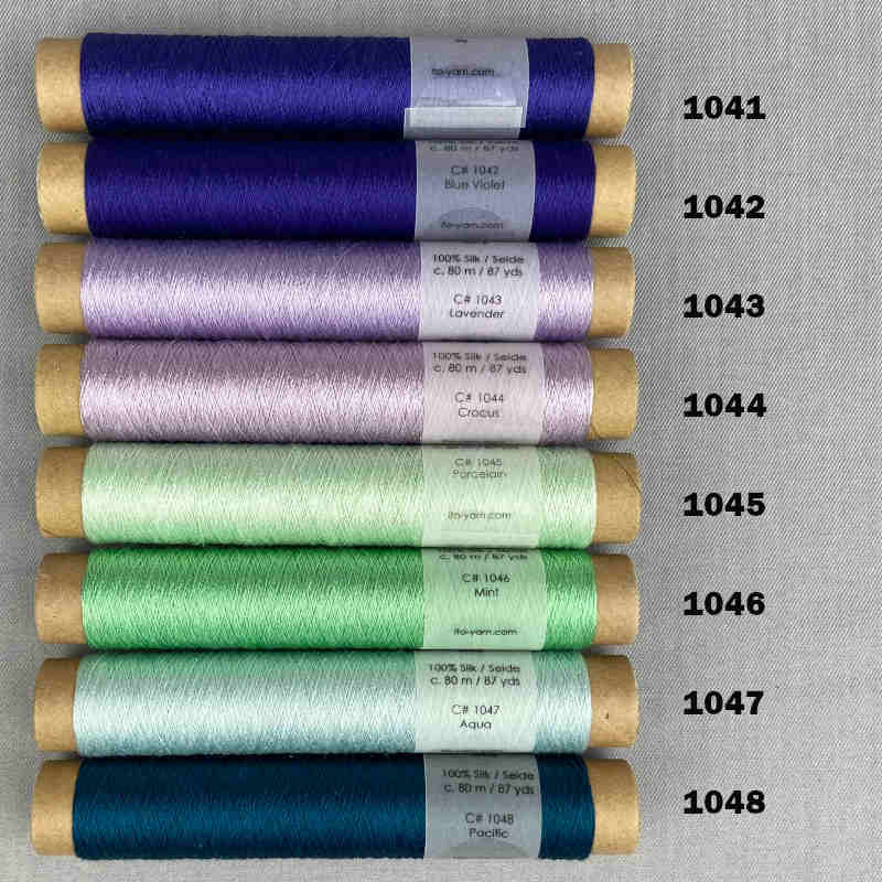 Ito Nui silke broderigarn |farvekort 6