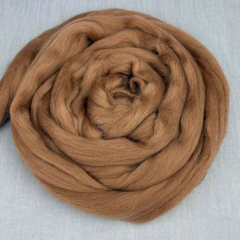 merino uldfibre i farven cookie