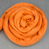 merino uldfibre i farven pale apricot