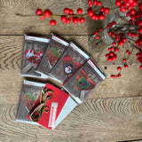 Permin broderikit hjerter med julemotiv