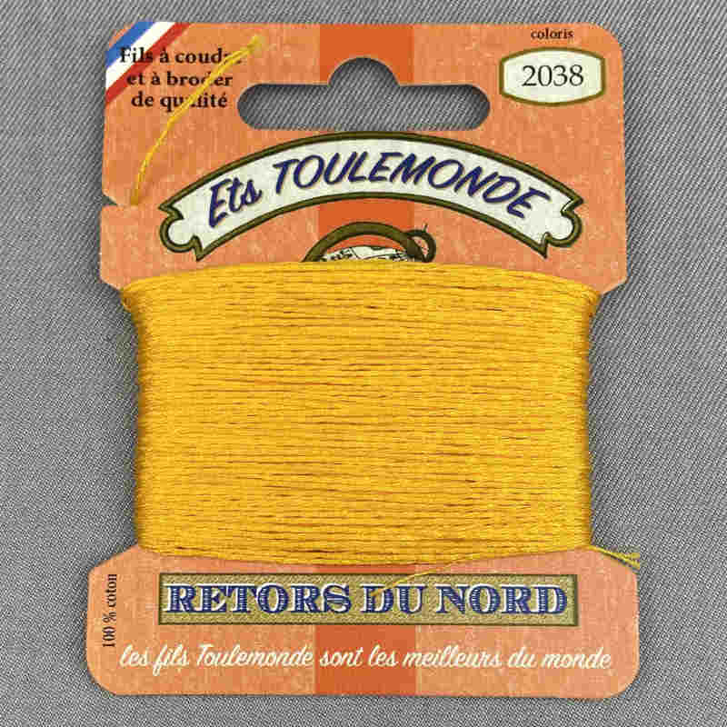 Moulinégarn til broderi