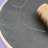 Kontursting metal broderigarn
