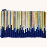 færdig pung - fru zippe broderikit - color surf