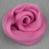 corriedale uld fibre i farven cyclamen