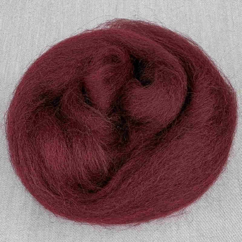 corriedale uldfibre i farven soft fruits/blød frugt
