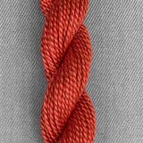 dmc perlegarn rødorange