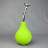 Limefarvet filte bruser