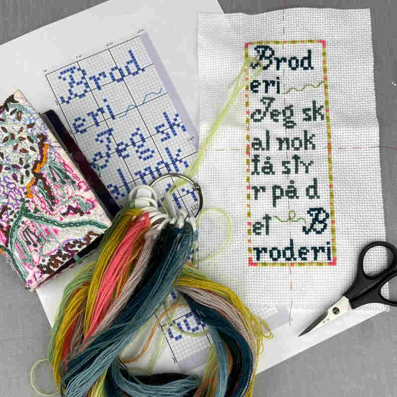 Designer Broder Lessons Kursus i frit broderi | Broderi, sting og skønne designs - Tekstilmagi
