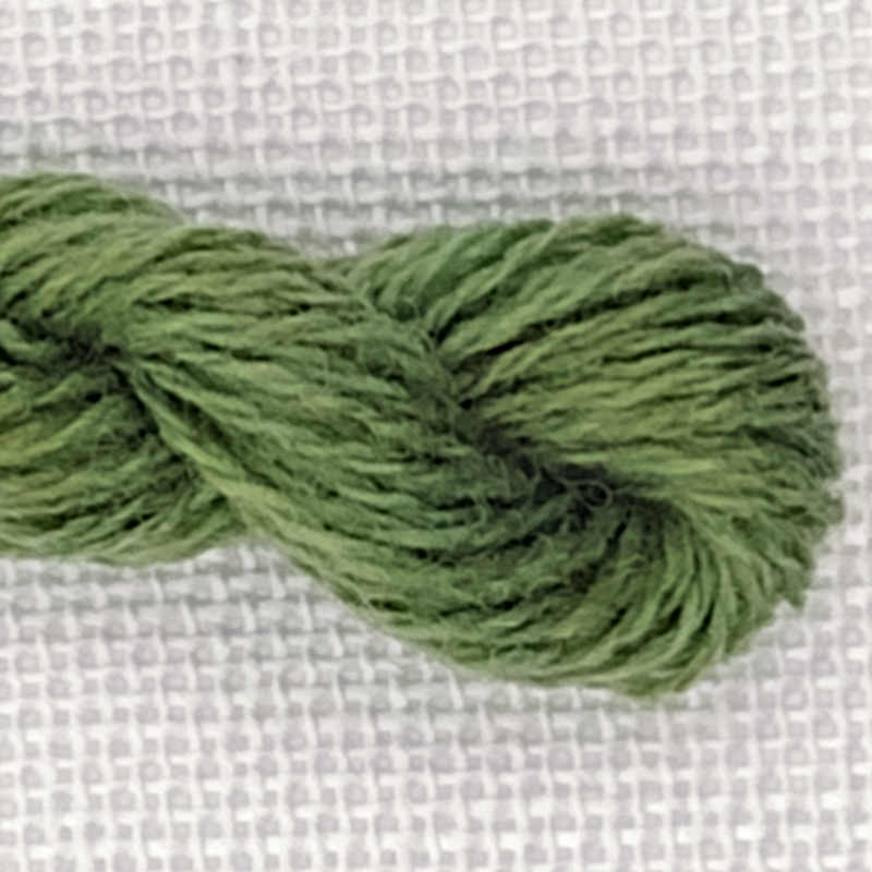 broderigarn i uld farve lime