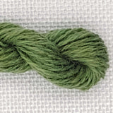 broderigarn i uld farve lime