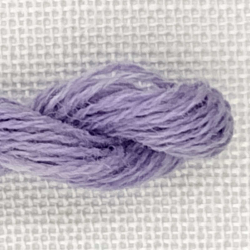 broderigarn i uld farve lilac
