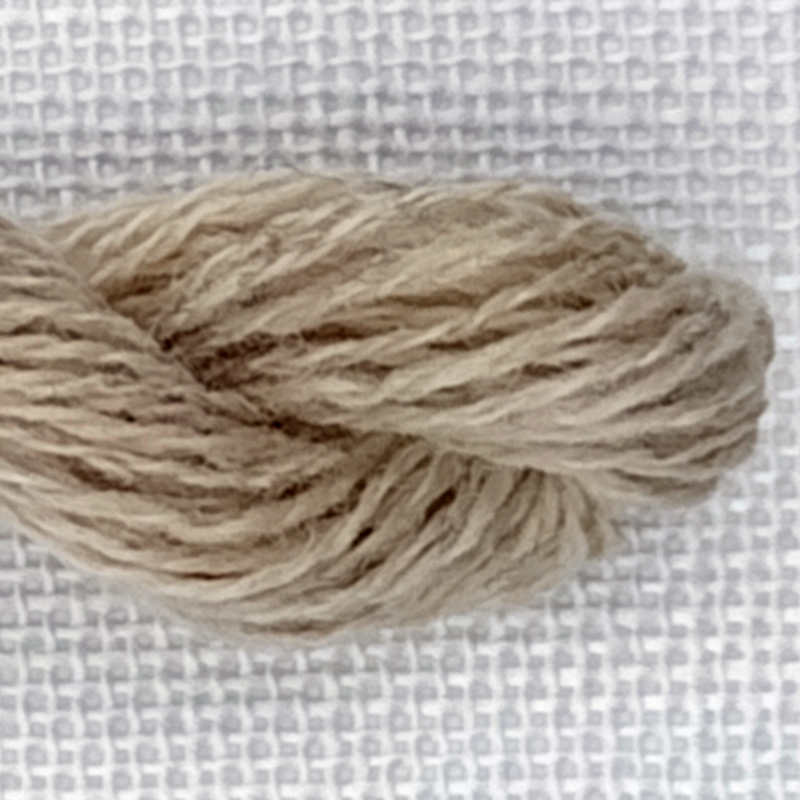 broderigarn i uld farve coconut