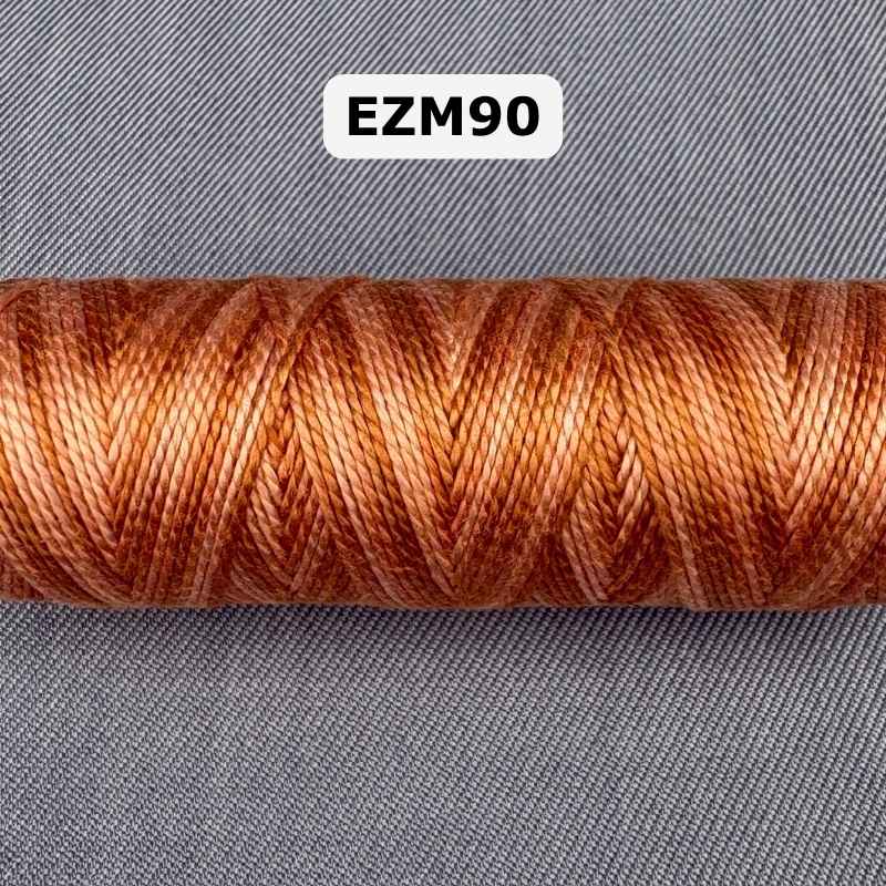 perlegarn no 8 multifarvet orange