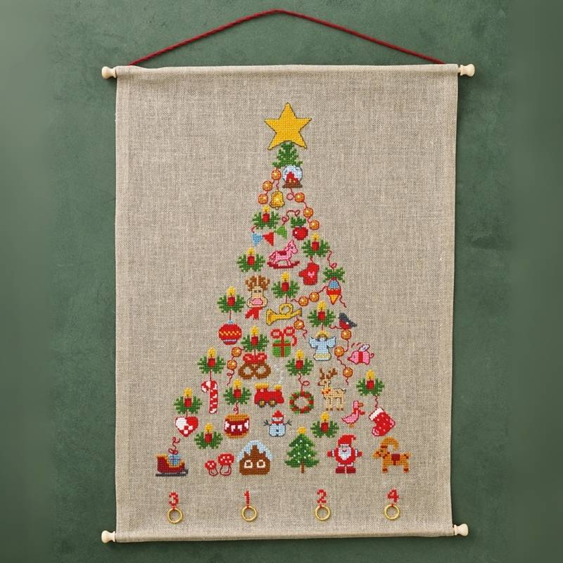 adventstræet - permin broderikit