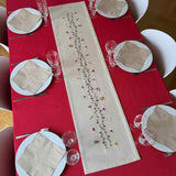 Pomp Stitch broderikit julestemning løber til julebordet