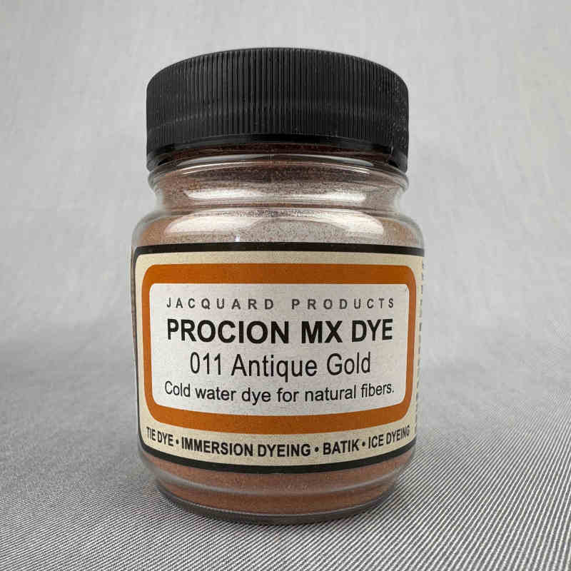 procion MX antique gold tekstilfarve