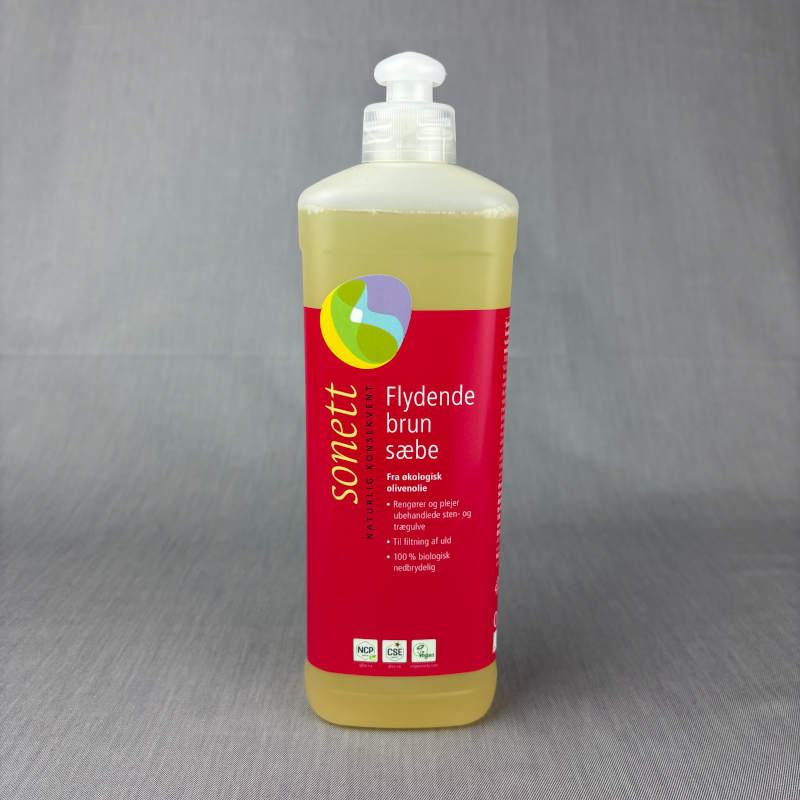 Sonett flydende brun sæbe til filtning